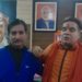 Ravindra Raina, BJP UT President for Jammu and Kashmir congratulated new district president Ganderbal Mohammad Amin Shah and discussed important details regarding the democratic setup in Ganderbal