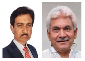 Mohammad Amin Shah BJP district president Ganderbal met His Excellency Lieutenant Governor Shri Manoj Sinha on Wednesday.