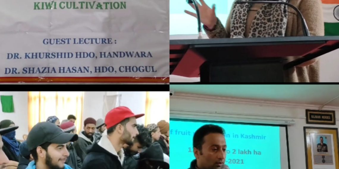 Skill Development workshop on Kiwi cultivation organised at Budkoot  Handwara. 