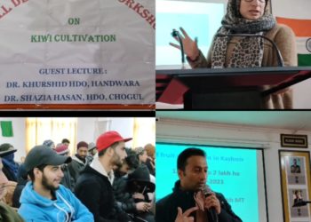 Skill Development workshop on Kiwi cultivation organised at Budkoot  Handwara. 
