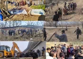 4021 kanal state/kahcharai  Land  retrieved from encroachers across Kupwara district 