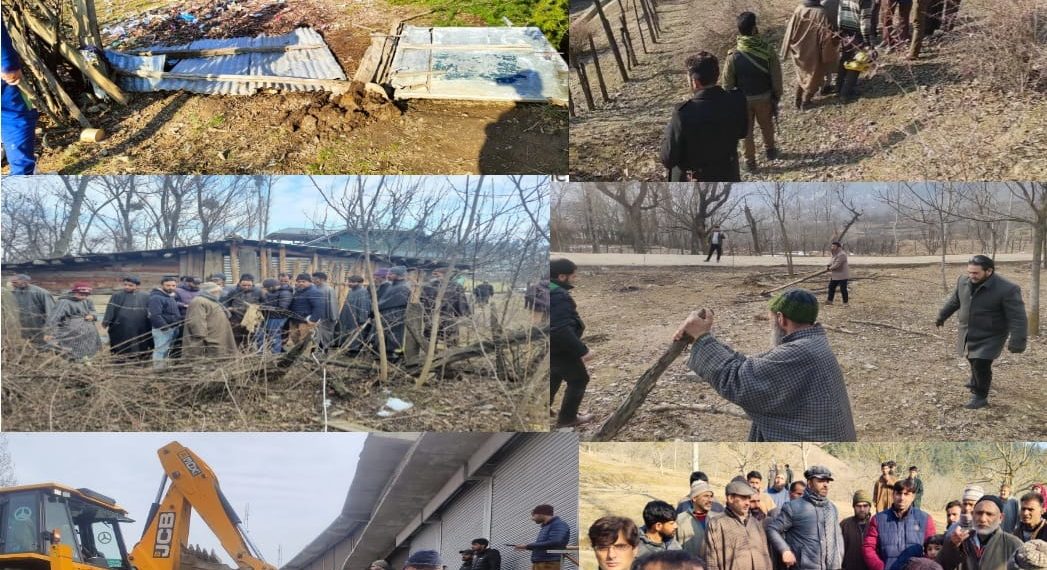ضلع کپواڑہ میں 4021 کنال ریاست/کچھرائی زمین قبضہ کرنے والوں سے واگزار کرائی گئی
