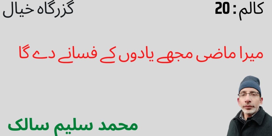 میرا ماضی مجھے یادوں کے فسانے دے گا