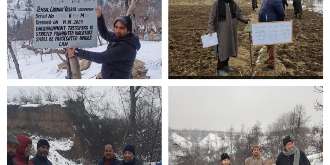 Anti-encroachment drive: 4200 Kanals of State/ Kahcharai land retrieved in 3 days at Anantnag