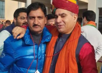 District President Ganderbal Mohammad Amin Shah attended J&K BJP executive meeting at Avalon Palace Jammu. 