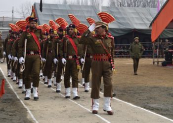 Full Dress Rehearsal for Republic Day Parade-2023 held in Baramulla