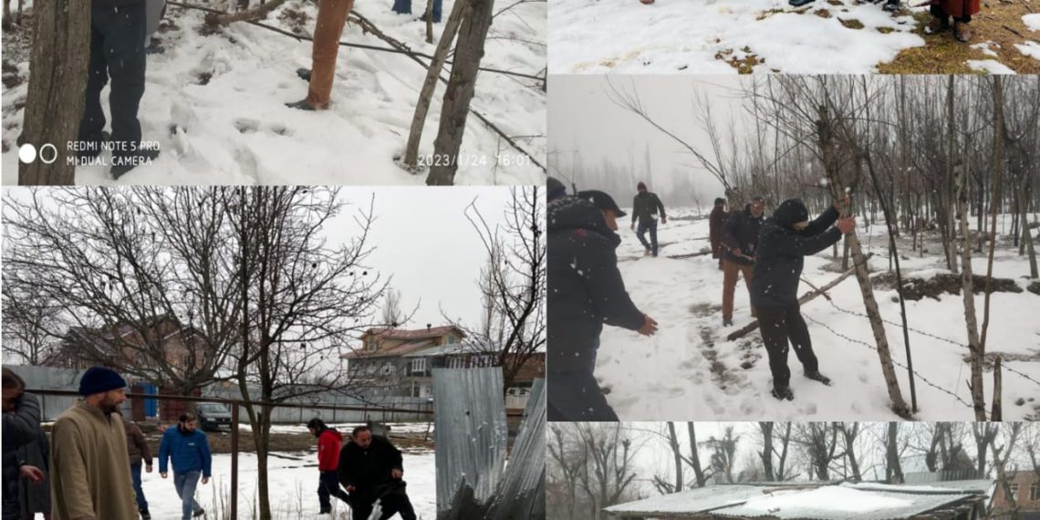 In Ongoing Removal of Illegal land Encroachments, More than 500 Kanals of State/ Kahcharie land Retrieved at Shopian in a single day.