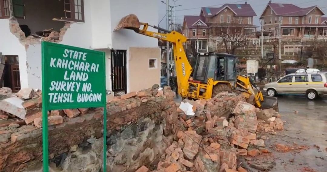 Structure Raised Allegedly By Sagar’s Wife Demolished At Humhama