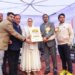 Dr Darakhshan unfurls tricolour at a function at Waqf Headquarters at Jammu           
