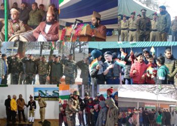 India’s 74th Republic Day celebrations held today at various places of Karnah sub-division