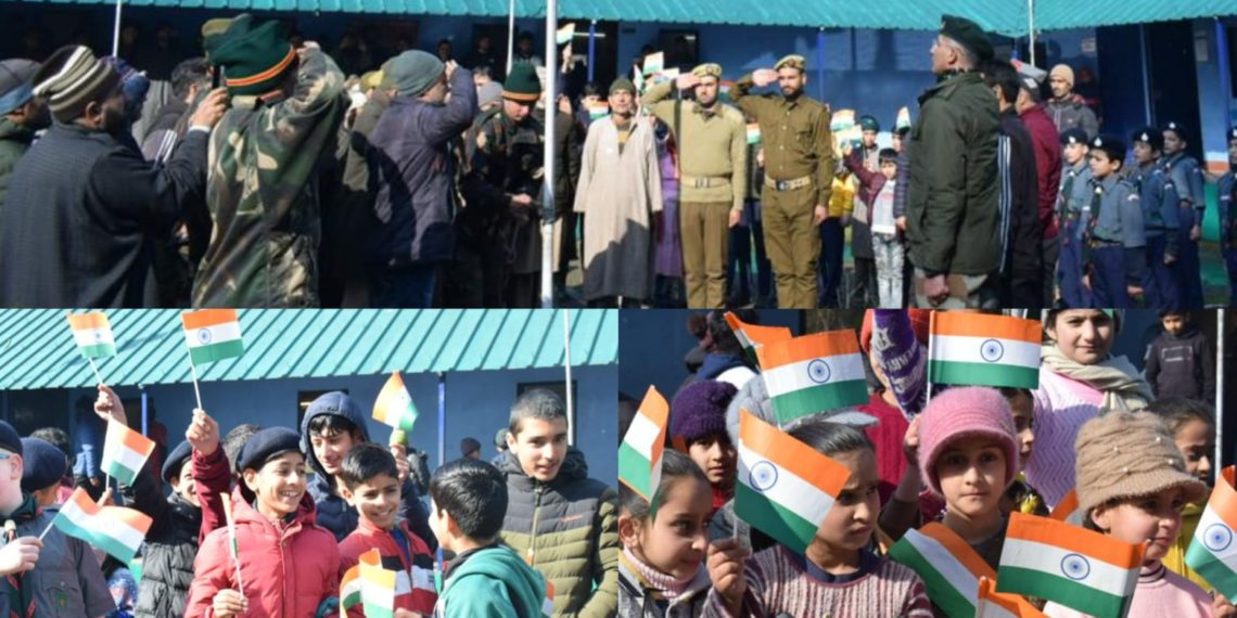 74TH REPUBLIC DAY CELEBRATED AT AGS, TITHWAL.