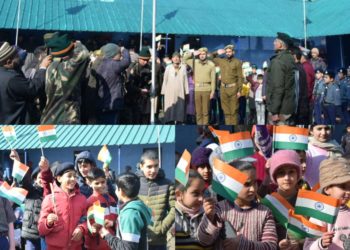 74TH REPUBLIC DAY CELEBRATED AT AGS, TITHWAL.