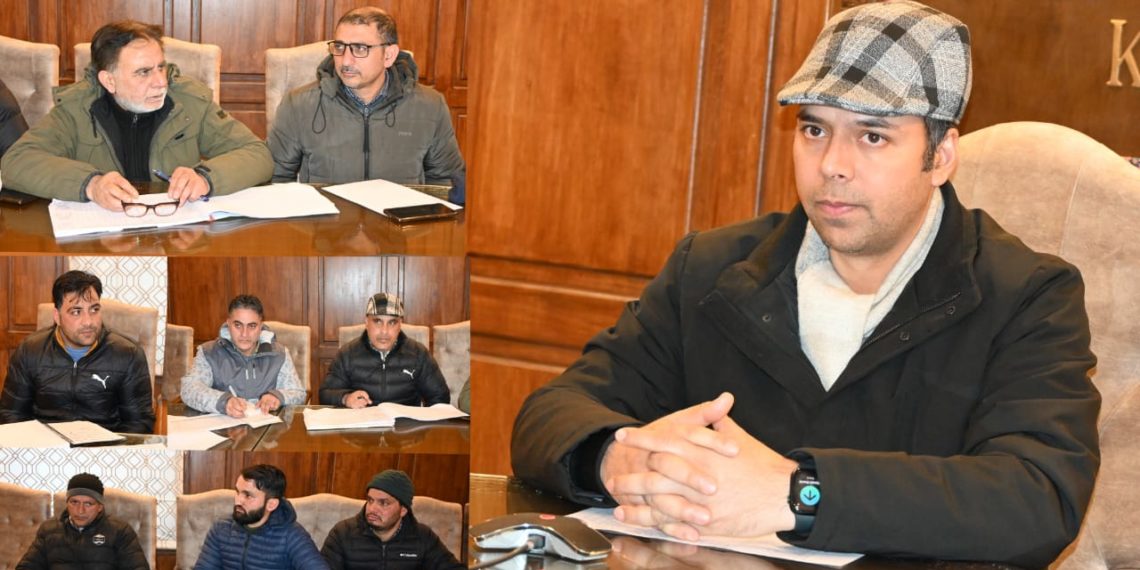 DC Kulgam reviews physical/ financial status of NABARD projects in R&B Sector