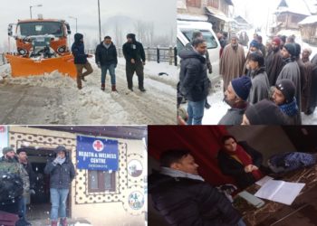 Despite heavy snowfall all major roads are open in Kupwara district.  