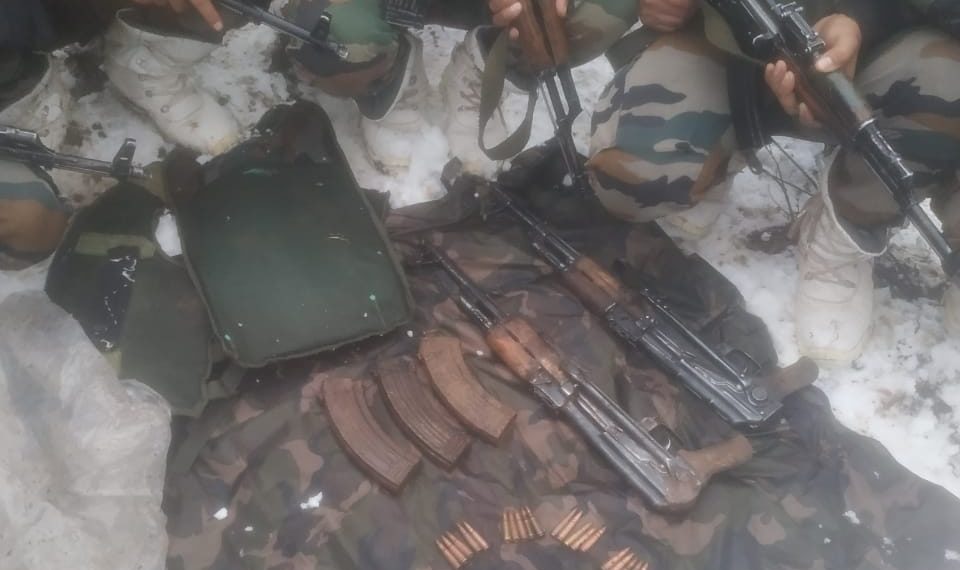 Arms And Ammunition Recovered in Poonch