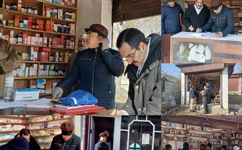 Inspection of Drug Sale outlets conducted at Ajas Bandipora