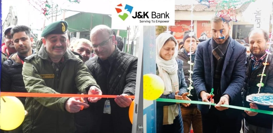 J&K Bank commissions ATM in Kupwara, CRM at TP Anantnag 