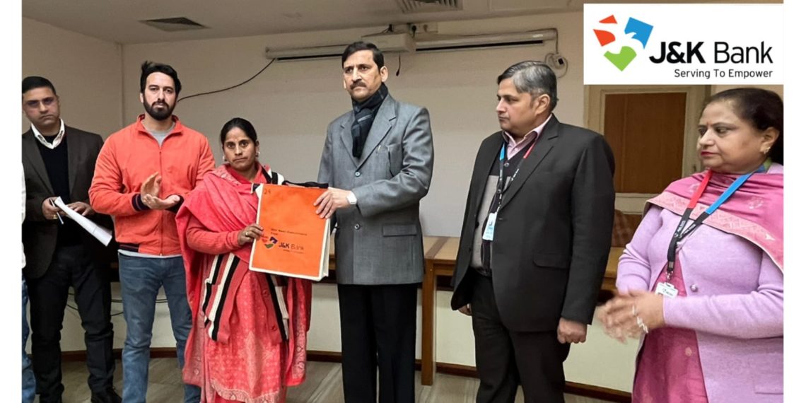 J&K Bank engages 24 SHG members as Business Correspondents in Jammu