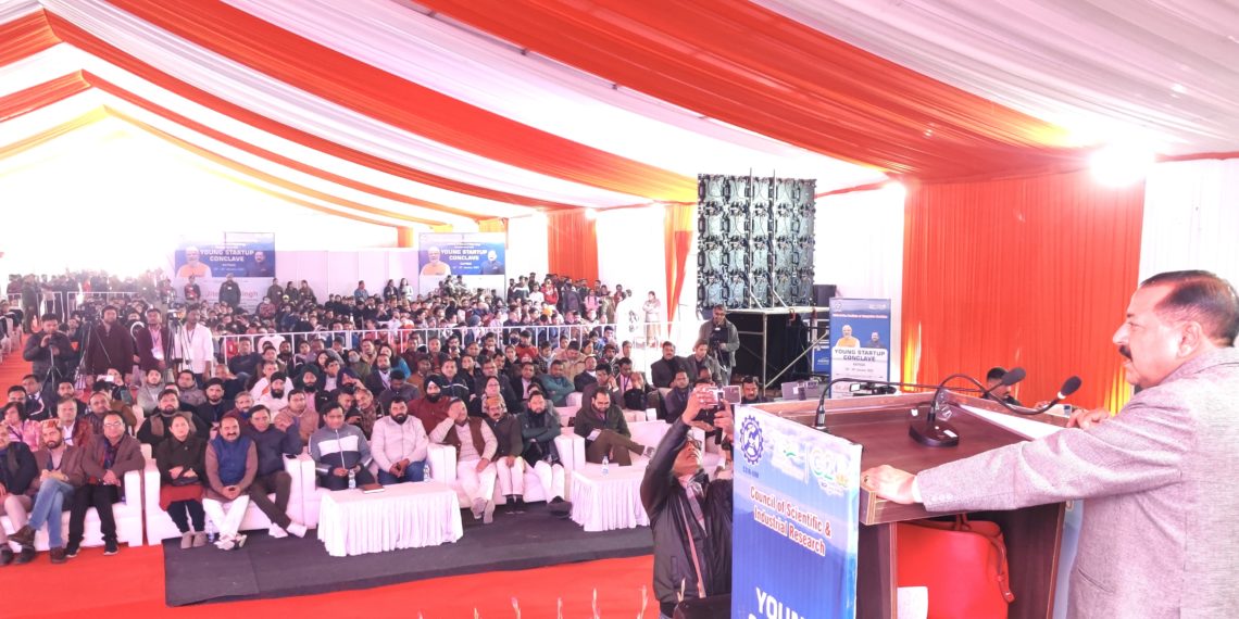 There is huge potential of Agri-tech Start-ups in J&K as the geography and climatic conditions favour the cultivation of medicinal and aromatic plants: Dr Jitendra Singh