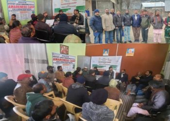 Labour Department, RDD, DE&CC organise awareness camp for workers, youth in Paddar 