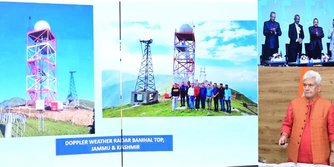 Lt Governor & Union MoS jointly inaugurate X-Band Doppler Weather Radar at Banihal Top