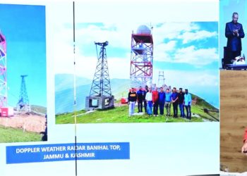Lt Governor & Union MoS jointly inaugurate X-Band Doppler Weather Radar at Banihal Top