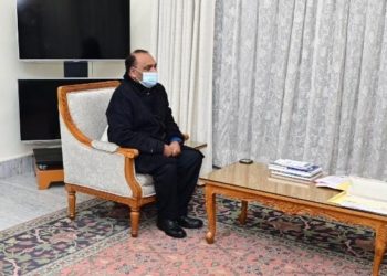 Former Chief Justice of J&K and Ladakh High Court; MD & CEO J&K Bank call on Lt Governor 