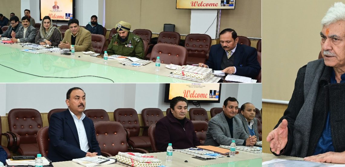 Lt Governor reviews preparedness for 3rd Khelo India Winter Games at Gulmarg 