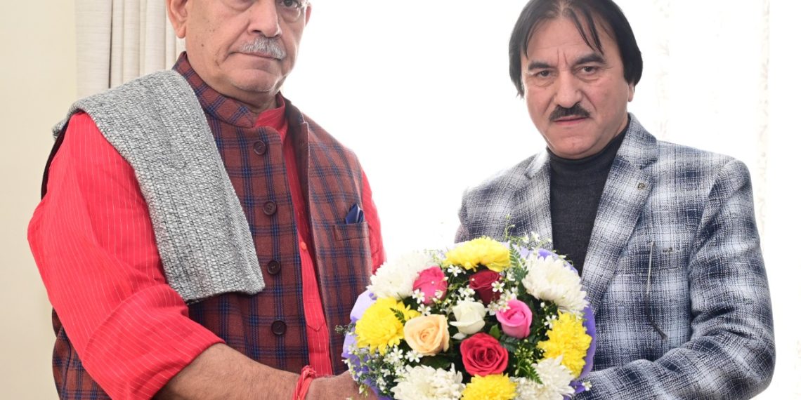 DDC Chairperson; ex-MLC; Travel Agents Association Jammu call on Lt Governor 