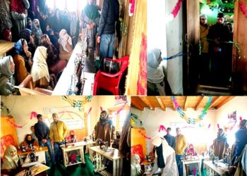 NRLM: Mobile Cutting & Tailoring Centre inaugurated at Shopian