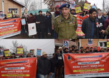 National Road Safety Week begins at Budgam 