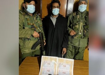 Threat poster recovered; accused arrested in Palhallan Pattan                