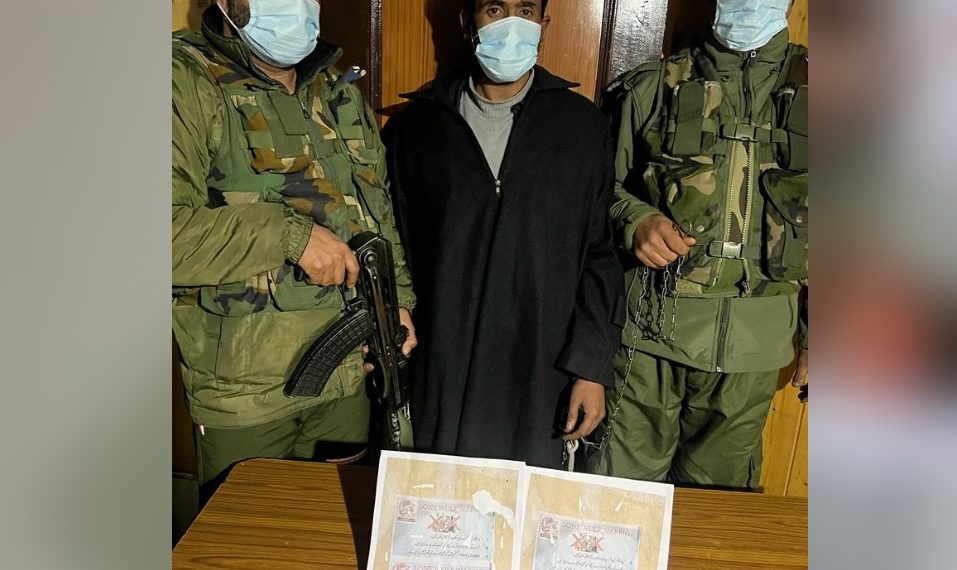 Threat poster recovered; accused arrested in Palhallan Pattan