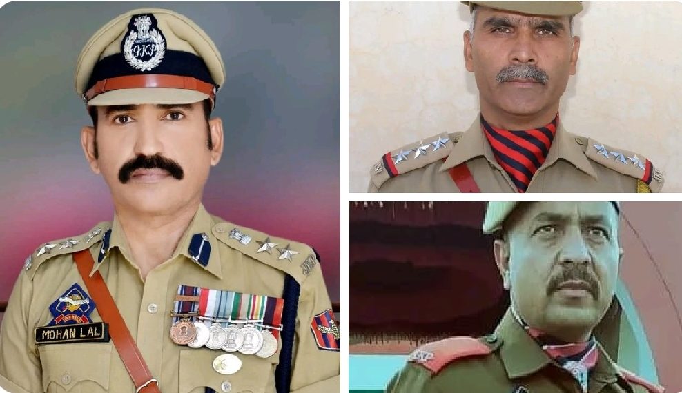 Three officers/officials of JKP awarded Union Home Minister’s Medal for excellence in training. DGP congratulates awardees
