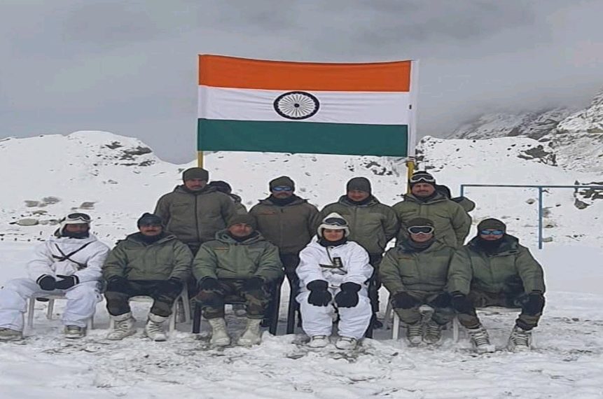 At an altitude of around 15,600 feet in Siachen Captain Shiva Chauhan has become the first woman officer to be deployed there