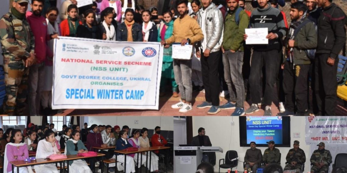 Weeklong NSS Special Winter Camp concludes at GDC Ukhral  RAMBAN,