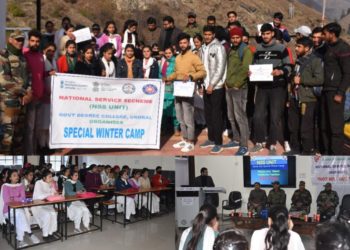 Weeklong NSS Special Winter Camp concludes at GDC Ukhral  RAMBAN,