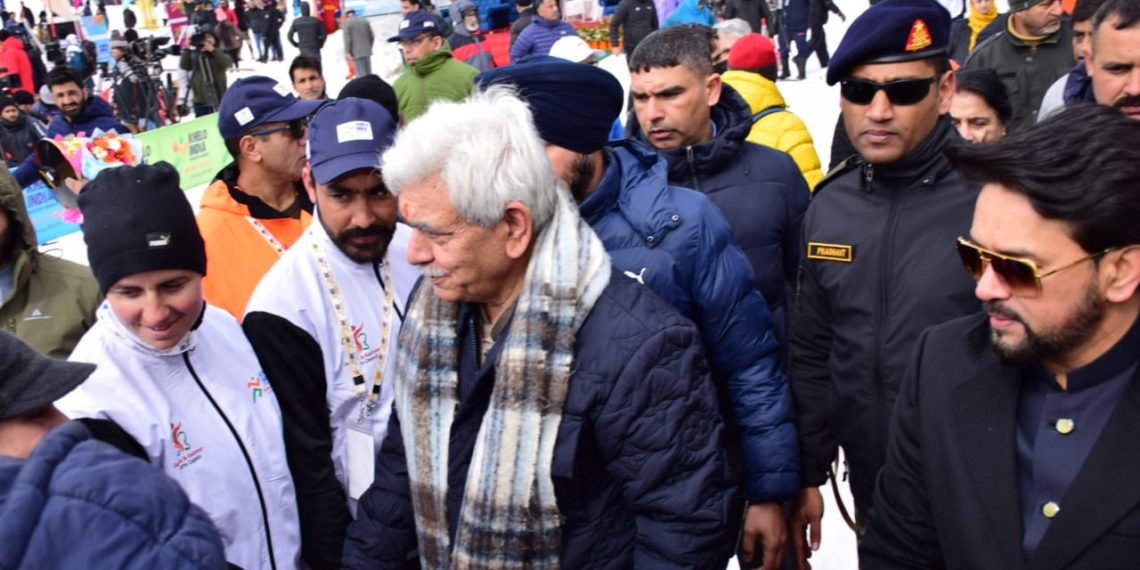 Lt Governor, Union Sports Minister e-launch 40 Khelo India Centres across Jammu Kashmir 