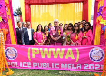 Manoj Sinha inaugurated the 33rd Police-Public Mela at Gulshan Ground Jammu