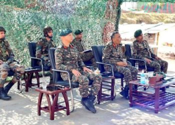 GoC White Knight Corps reviews security in Reasi, Rajouri