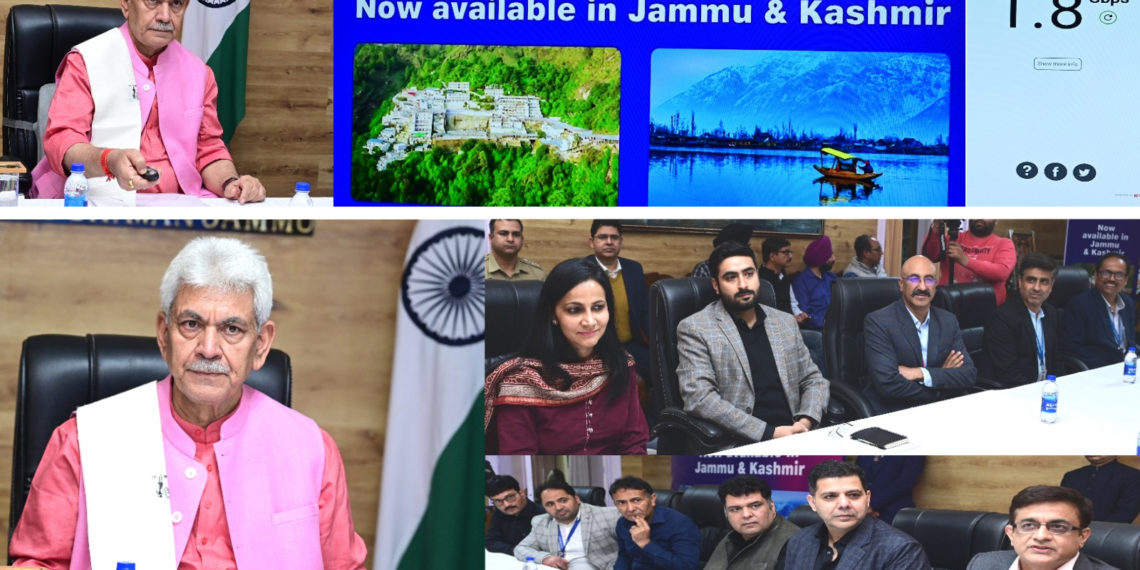 Lt Governor launches Jio True 5G Services for J&K