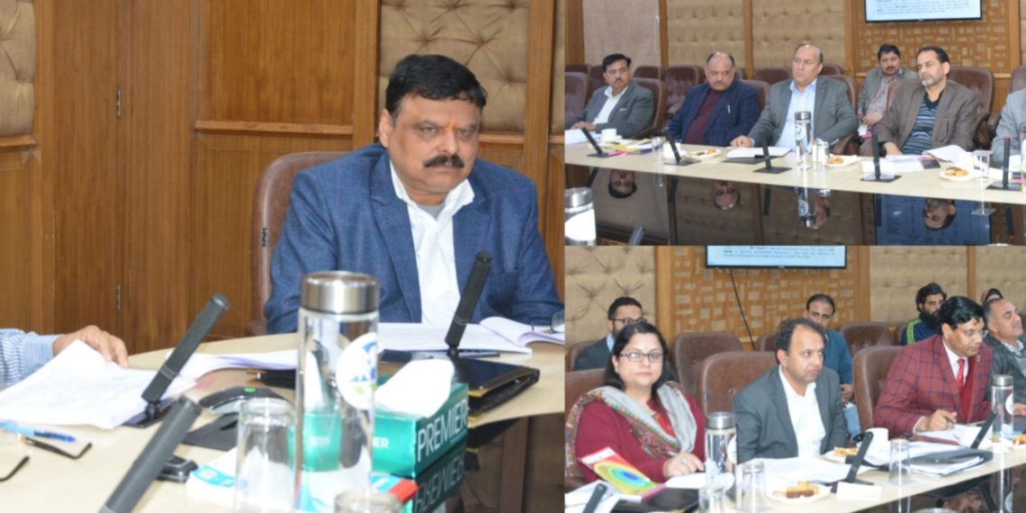 Advisor Bhatnagar emphasises on rationalisation of teaching staff in schools, regular capacity building of teachers