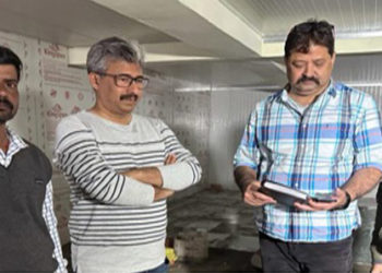 Arun Manhas inspects Cold Store construction at Chenani, sets deadline of March 31 for completion