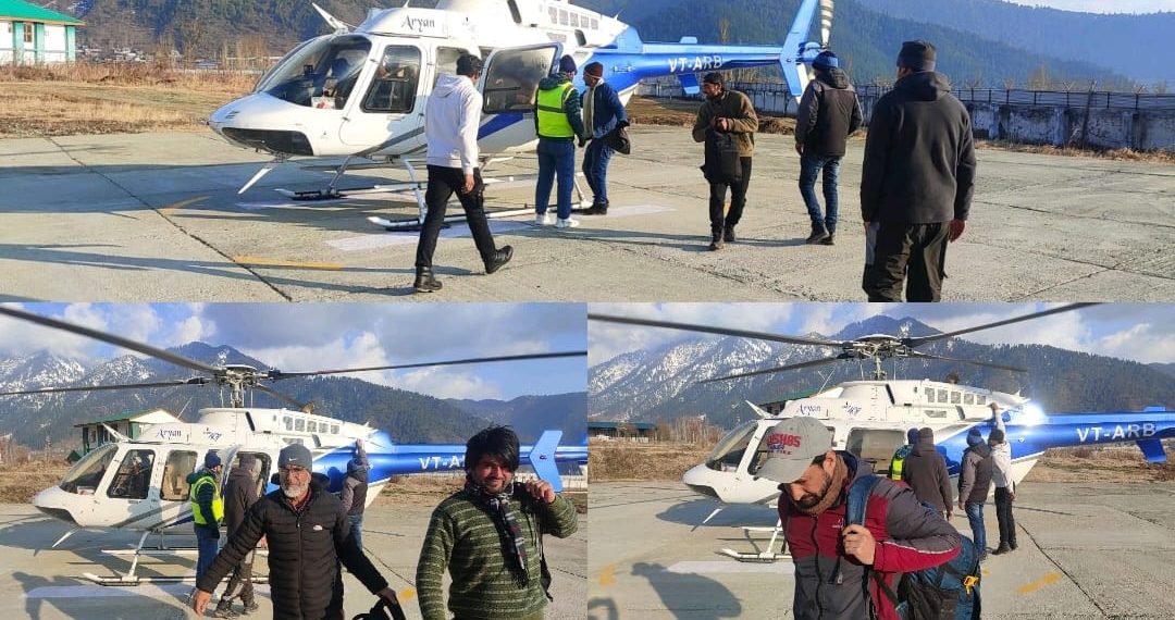 B’pora Admin airlifts 58 passengers from Snowbound Gurez Valley 