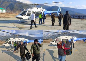 B’pora Admin airlifts 58 passengers from Snowbound Gurez Valley 