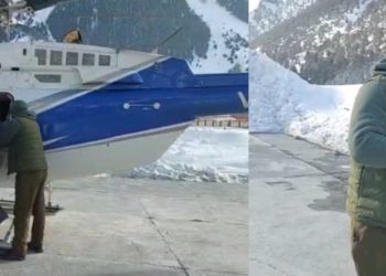 Bandipora Admin airlifts 75 passengers to & fro Snowbound Gurez Valley