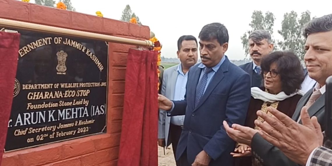 CS lays foundation for development of ‘Gharana Eco-Spot’ 