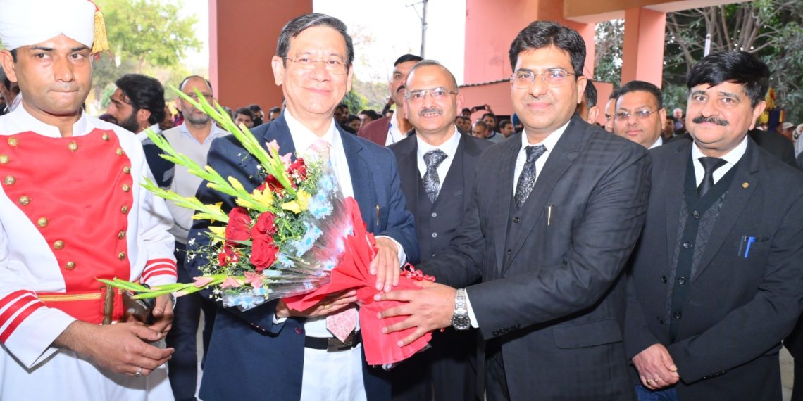 Justice Nongmeikapam Kotiswar Singh sworn in as 36th Chief Justice of High Court of Jammu & Kashmir and Ladakh 