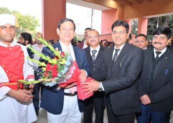 Justice Nongmeikapam Kotiswar Singh sworn in as 36th Chief Justice of High Court of Jammu & Kashmir and Ladakh 