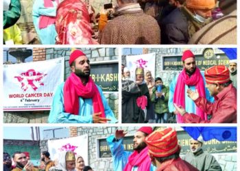 Cultural Unit Kashmir of DIPR raises awareness through Nukkad Natak at SKIMS Soura
